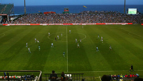 A general view of Wollongong's WIN Stadium.