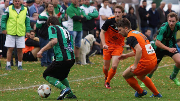South Hobart proved too strong for Beachside, emerging 4-0 winners. Image credit: Walter Pless (Pless Pix)