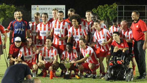 Darwin Olympic will tackle reigning champions Adelaide United in the round of 32. Image: Lou Reeve