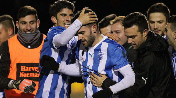 Michael Gaitatzis scored the winner for Sydney Olympic.