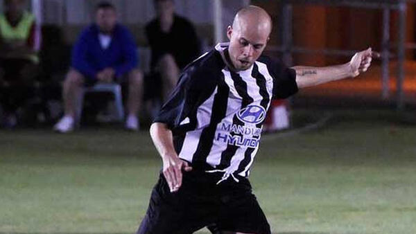 Jordan Rhodes scored a hat-trick for Mandurah City in a 10-goal thriller with Joondalup City on Monday night.