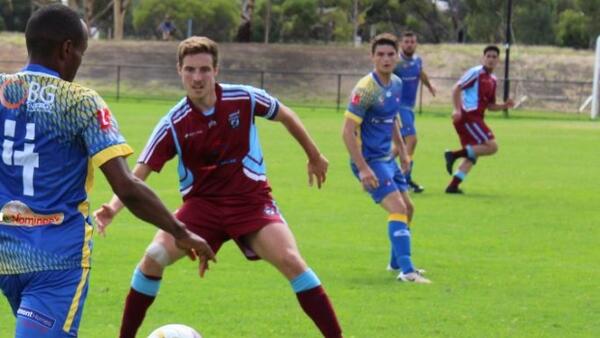 Action from Gawler SC against Playford City