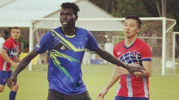 Former Adelaide United Youth Team star Geoffry Lino.