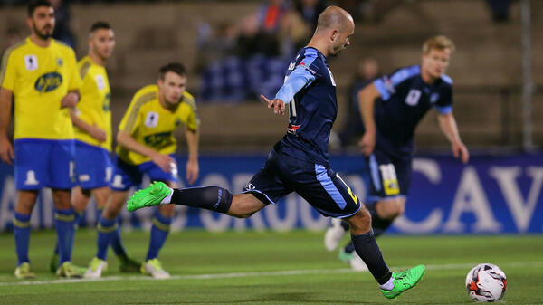 Sydney FC's new recruit Adrian Mierzejewski netted in their win over Bankstown Berries.