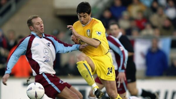Paul Okon in action for Leeds United during the FA Cup third round match against Scunthorpe United back in 2003.